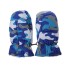 Mănuși de camuflaj pentru copii A551 albastru