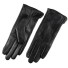 Mănuși de damă din piele naturală J824 negru