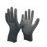 Mănuși de grădină 12 perechi negru