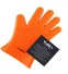Mănuși de grătar din silicon WALFOS portocale