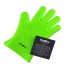Mănuși de grătar din silicon WALFOS verde
