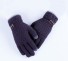 Mănuși de iarnă tricotate J2986 gri inchis