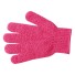 Mănuși de masaj pentru baie roz închis