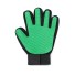 Mănuși de pieptănat verde