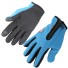 Mănuși elegante cu fermoar J2287 albastru