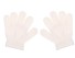 Mănuși fără degete pentru copii J3035 alb