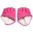 Mănuși fără degete pentru femei, cu știfturi roz închis