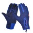 Mănuși unisex izolate de iarnă Mănuși calde sportive cu suport la atingere pentru bărbați și femei albastru
