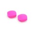 Margele de silicon pentru copii în formă de pătrat - 50 buc roz închis
