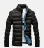 Marken-Herren-Winterjacke J2304 schwarz-blau