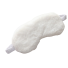 Mască de dormit de pluș alb