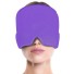Mască împotriva migrenelor și durerilor de cap violet
