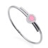 Massives Damenarmband H125 rosa