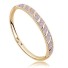 Massives Damenarmband mit Steinen H547 golden