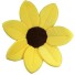 Mata do kąpieli w kształcie kwiatka J3134 żółty