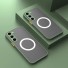 Matný ochranný kryt s magnetem pro Samsung A34 světle zelená