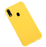 Matowe silikonowe etui do Samsunga Galaxy A10e żółty