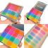 Matte Lidschatten-Palette, 16 Farben, schimmernder Lidschatten, mattierter Lidschatten, ultrapigmentierter Lidschatten, langlebig, wasserfest 2