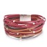 Mehrschichtiges Damenarmband H188 rot