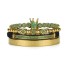 Mehrschichtiges Herrenarmband H541 golden