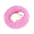 Měkký pelíšek pro kočky a malé psy růžová