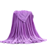 Meleg flanel takaró 100 x 150 cm világos lila