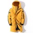 Męska zimowa kurtka puchowa F1265 żółty