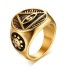 Męski pierścionek Oko Boga J1558 złoto