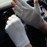 Męskie bawełniane rękawiczki bez palców jasnoszary