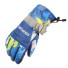 Męskie rękawice snowboardowe J2182 niebieski