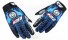 Męskie rękawiczki sportowe z czaszką J2184 niebieski