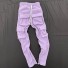 Męskie spodnie dresowe F1417 fioletowy