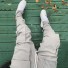 Męskie spodnie dresowe F1417 szary
