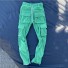 Męskie spodnie dresowe F1417 zielony