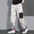 Męskie spodnie dresowe hip hop F1455 jasnoszary
