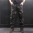 Męskie spodnie kamuflażowe F1414 czarny