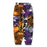 Męskie spodnie kamuflażowe F1704 fioletowy