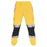 Męskie spodnie robocze F1426 żółty