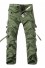 Męskie spodnie taktyczne F1351 zieleń wojskowa