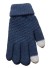 Męskie zimowe rękawiczki dotykowe J2686 ciemnoniebieski