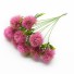 Mesterséges dekoratív pitypang 5 db rózsaszín