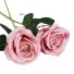 Mesterséges rózsa 2 db rózsaszín