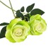 Mesterséges rózsa 2 db világos zöld