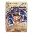 Metalická sběratelská kartička Pokémon – 1 ks legendární karta 19