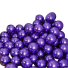 Metalické narodeninové balóniky 50 ks fialová