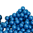 Metalické narodeninové balóniky 50 ks modrá