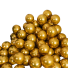Metalické narodeninové balóniky 50 ks zlatá