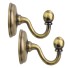 Metall-Retro-Haken 2 Stk bronze