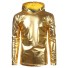 Metallic-Sweatshirt golden