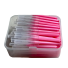 Mezizubní kartáček 0,6 mm Sada mezizubních kartáčků 80 ks růžová